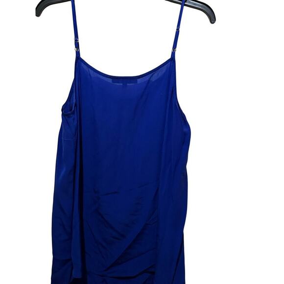 Daniel Rainn Women's Blue V-Neckline Sleeveless Tank Top Size Large - Picture 2 of 5